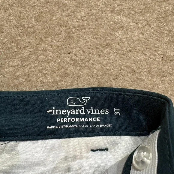 Vineyard Vines Pants Boys 4 Charleston Green Performance Breaker Chino Stretch - Picture 6 of 12